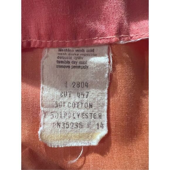 Vintage Mr. B of California pastel ruffle accent dress SZ M - Picture 4 of 6